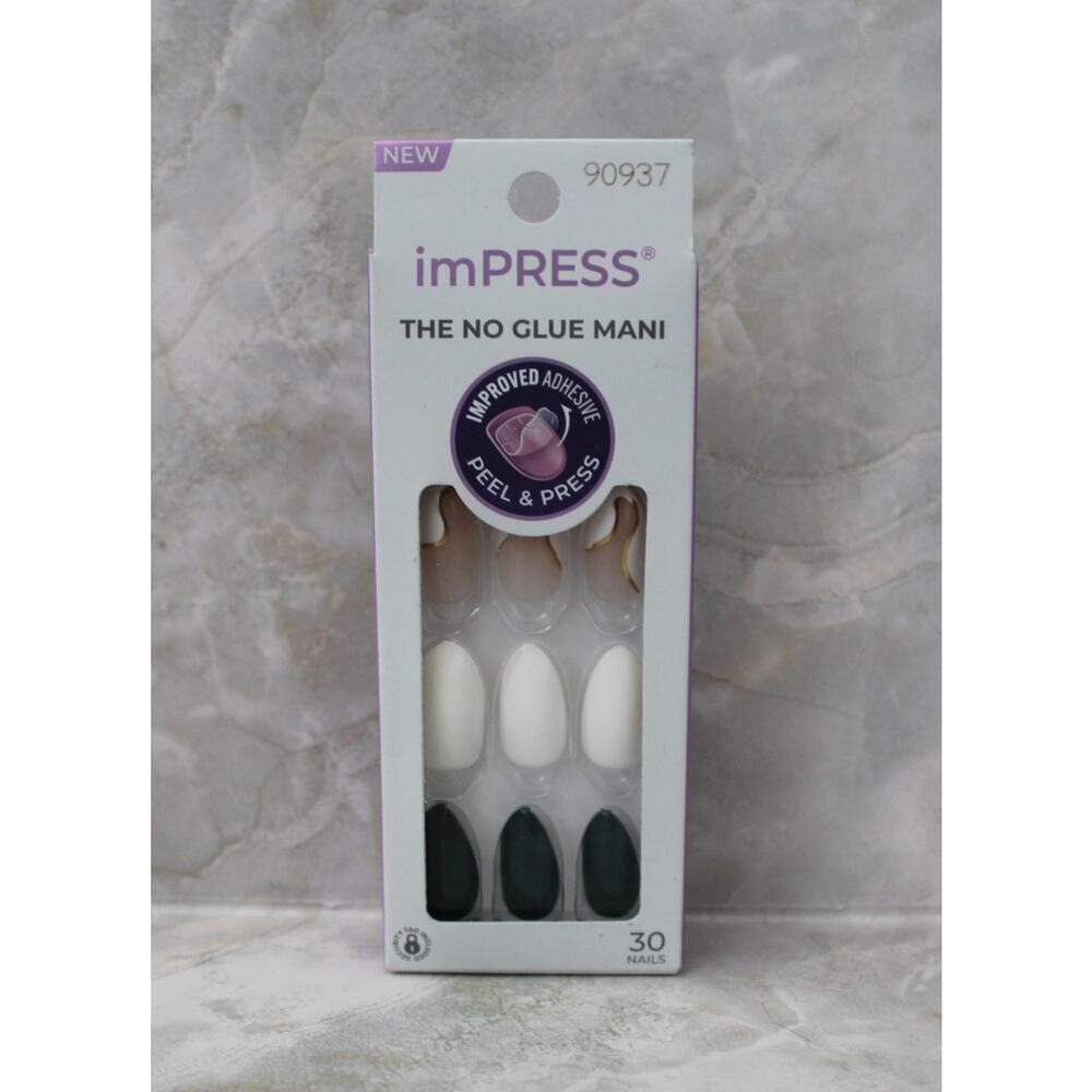 KISS imPRESS Press On Nails In My Head Multicolor Medium Almond New